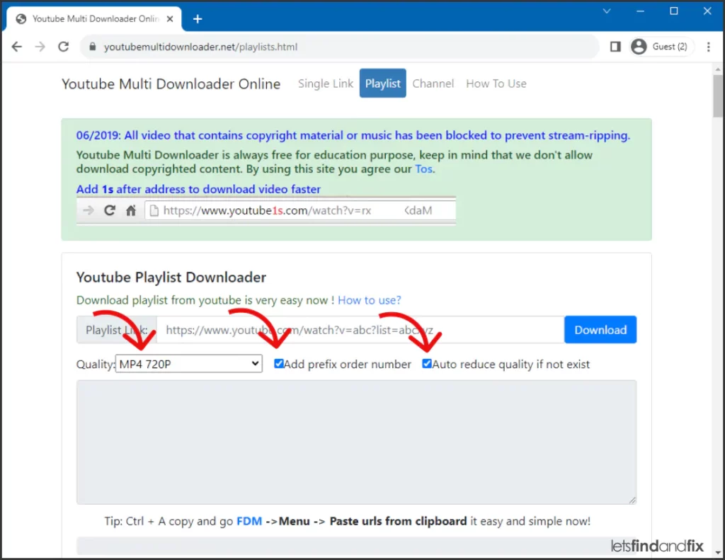 Customizing Download Settings